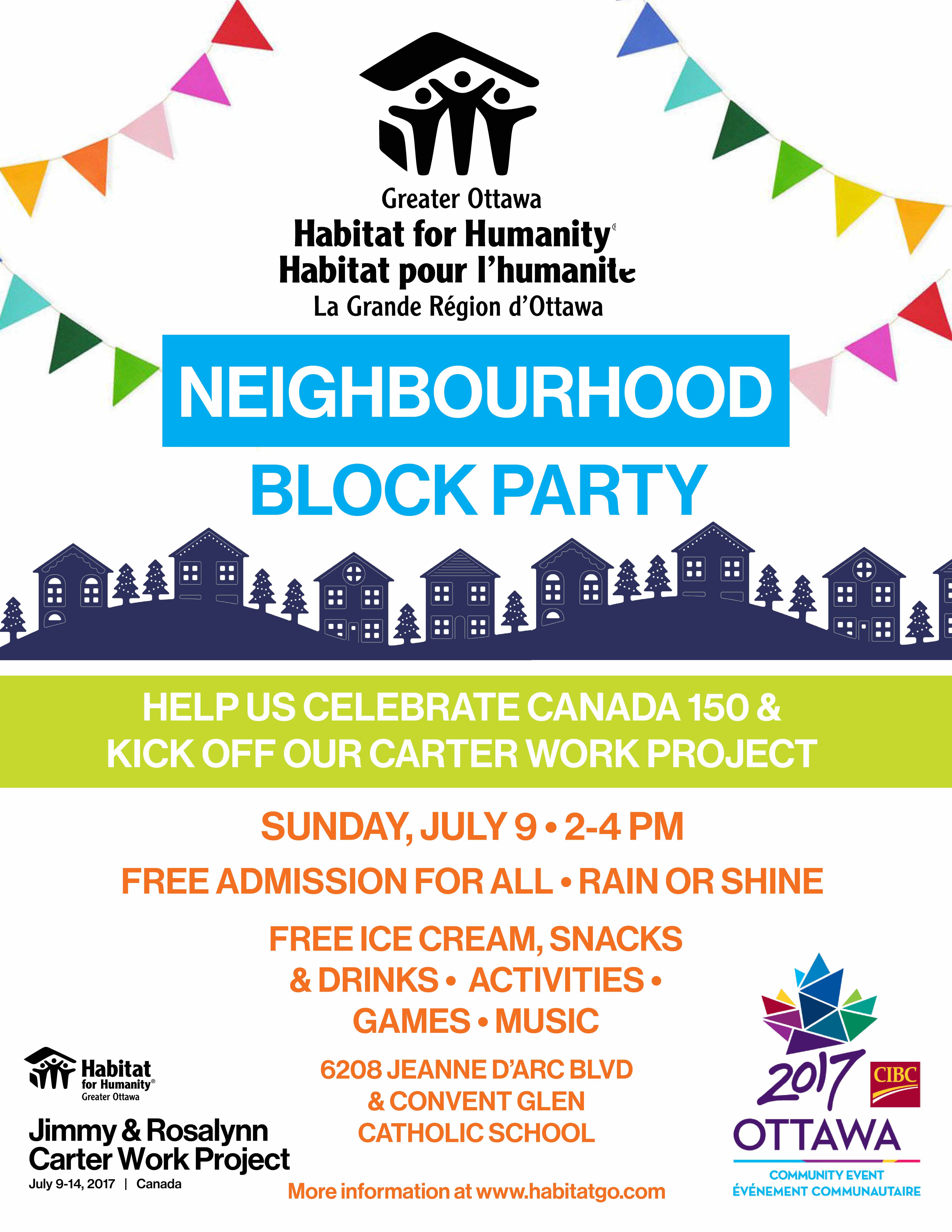 Block Party Invitation Reduced Convent Glen Orl ans Wood Community Association